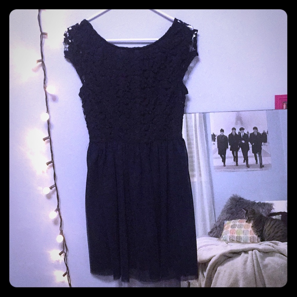 Navy blue ruby rox dress. Size 7.
